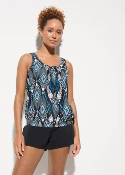 Oversize-Tankini (2-tlg.Set) mit Panty