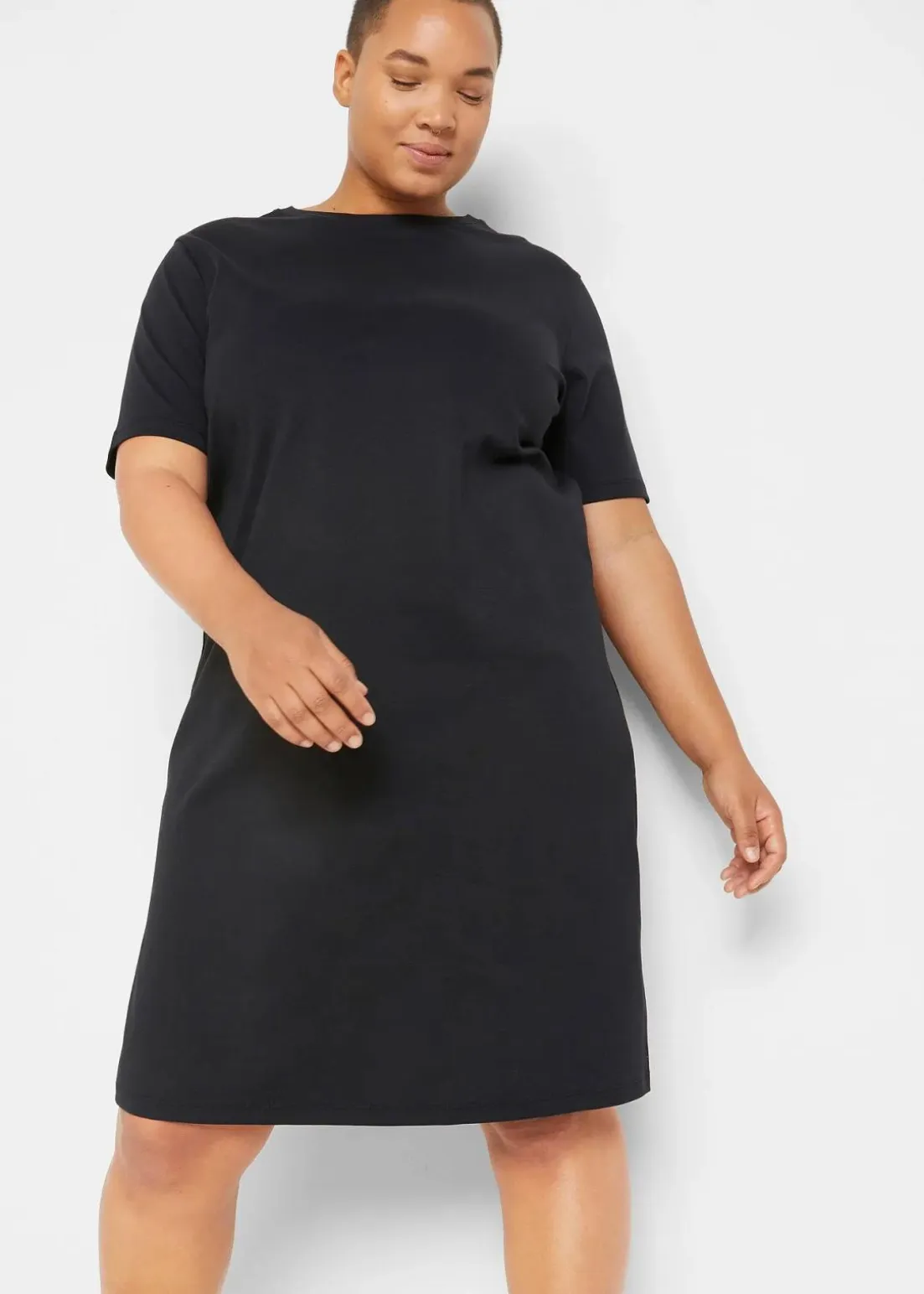 Oversize-T-Shirtkleid aus reiner Baumwolle (2er Pack)