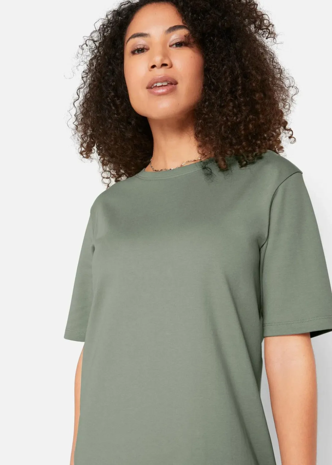 Oversize-T-Shirtkleid aus reiner Baumwolle (2er Pack)