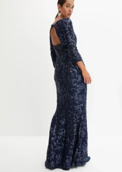 Paillettenkleid mit Rückenausschnitt