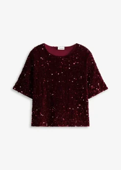 Pailletten-Shirt