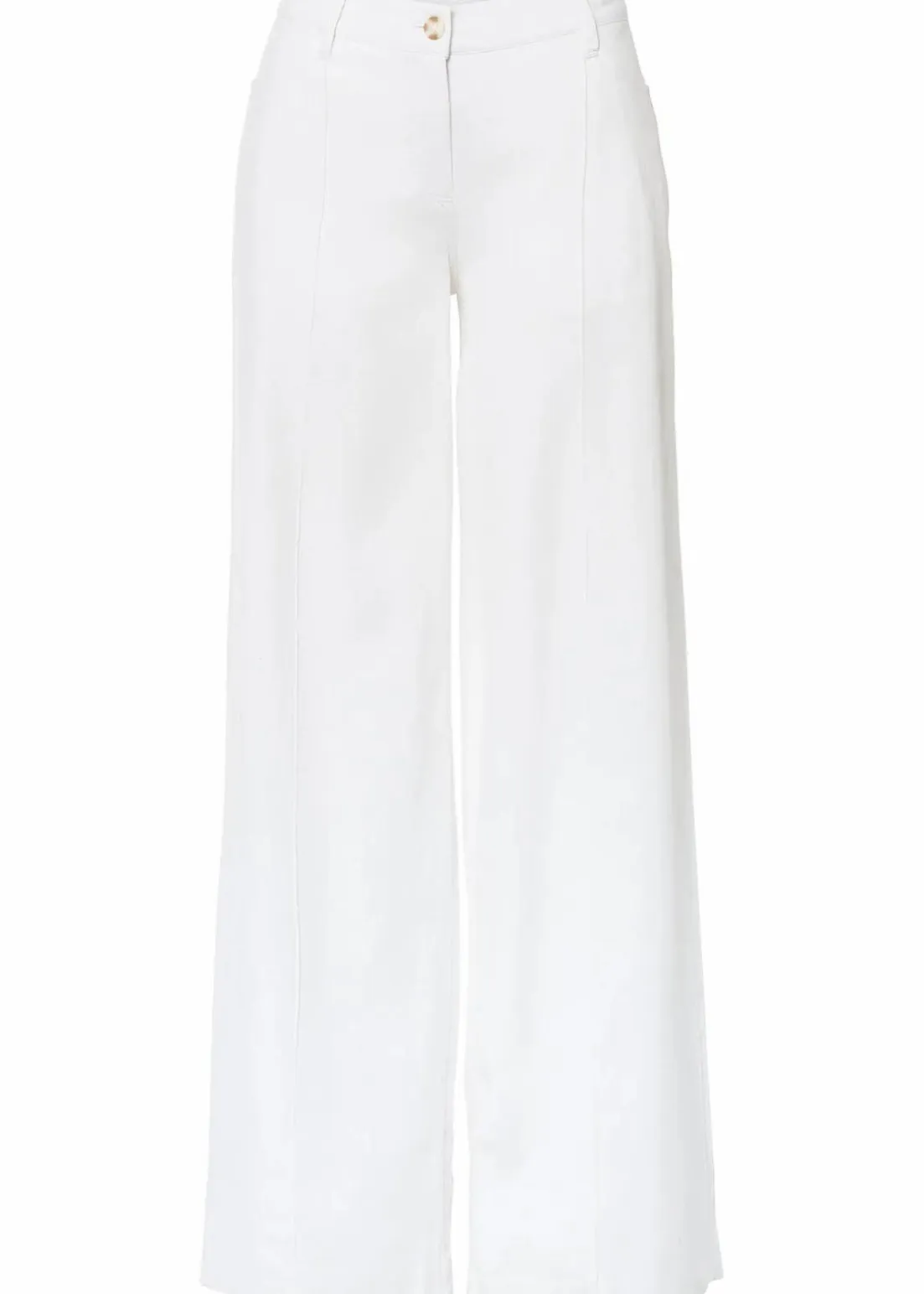 Palazzo-Hose aus luftigem Leinen-Mix