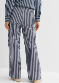 Palazzo-Hose aus reiner Baumwolle