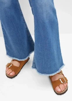 Pantoletten aus Veloursleder