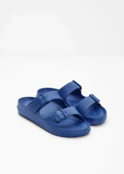 Pantoletten aus wasserabweisendem Material