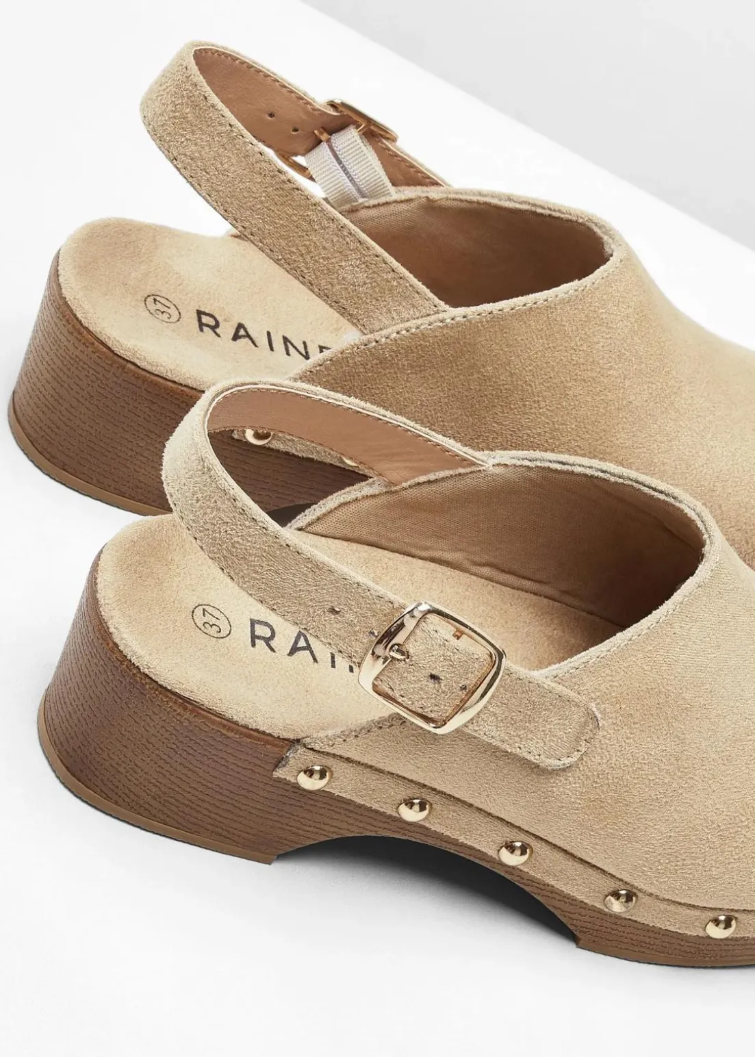 Pantoletten mit Riemchen