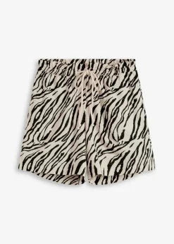 Paperbag Shorts mit Schnürung