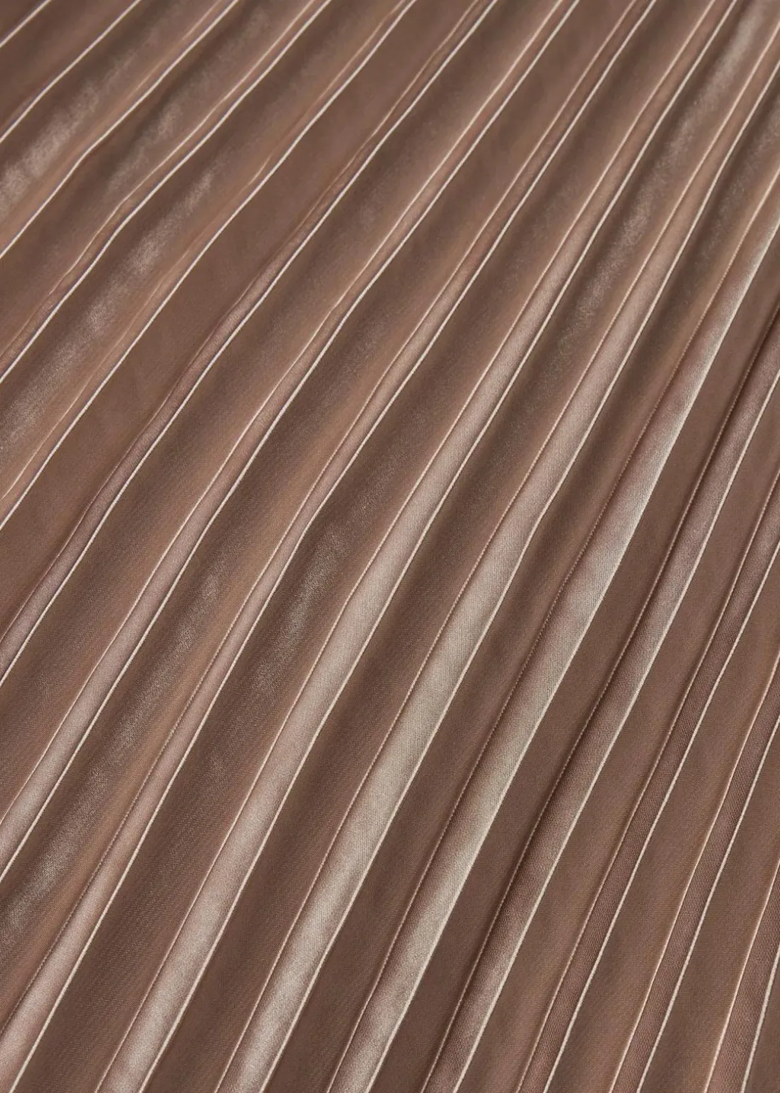 Plissée-Rock aus feinem Satin