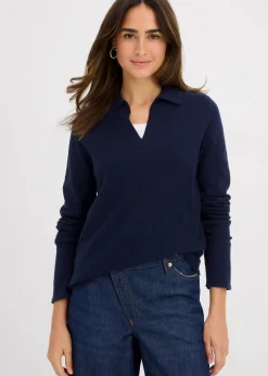 Poloshirt aus feiner Viskose