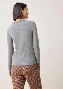 Poloshirt mit Woll-Anteil