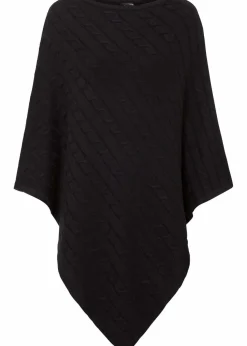 Poncho mit Kaschmiranteil