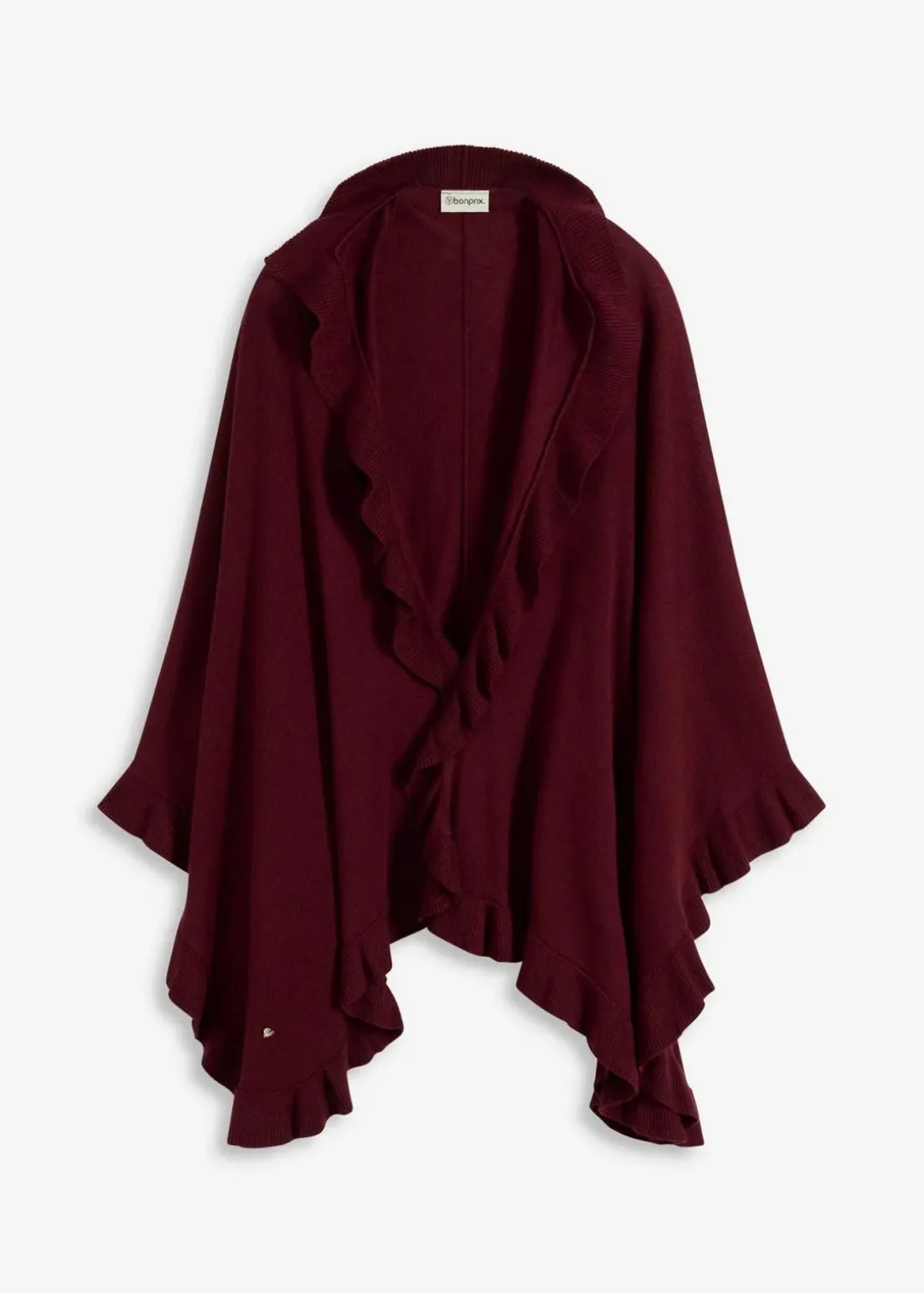 Poncho mit Kaschmiranteil