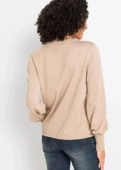Pullover mit Ballon-Ärmel
