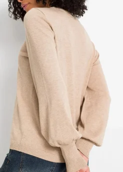 Pullover mit Ballon-Ärmel