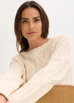 Pullover mit Baumwollanteil