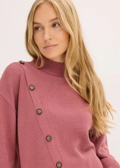 Pullover mit Knopfleiste