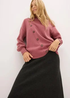 Pullover mit Knopfleiste