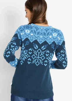 Pullover mit Norwegermuster