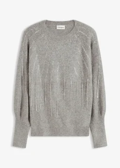 Pullover mit Strass-Applikation