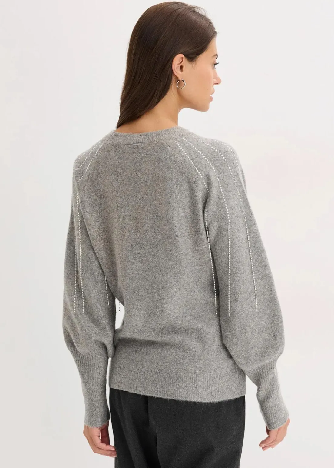 Pullover mit Strass-Applikation