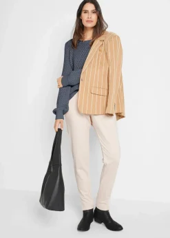 Pullover mit Strukturstrick aus Baumwollmix