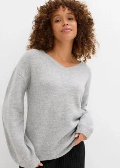 Pullover mit V-Ausschnitt