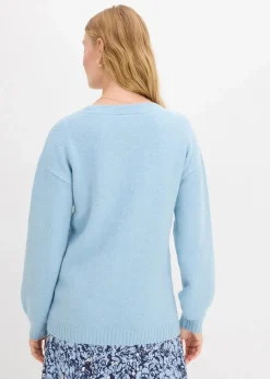 Pullover mit V-Ausschnitt