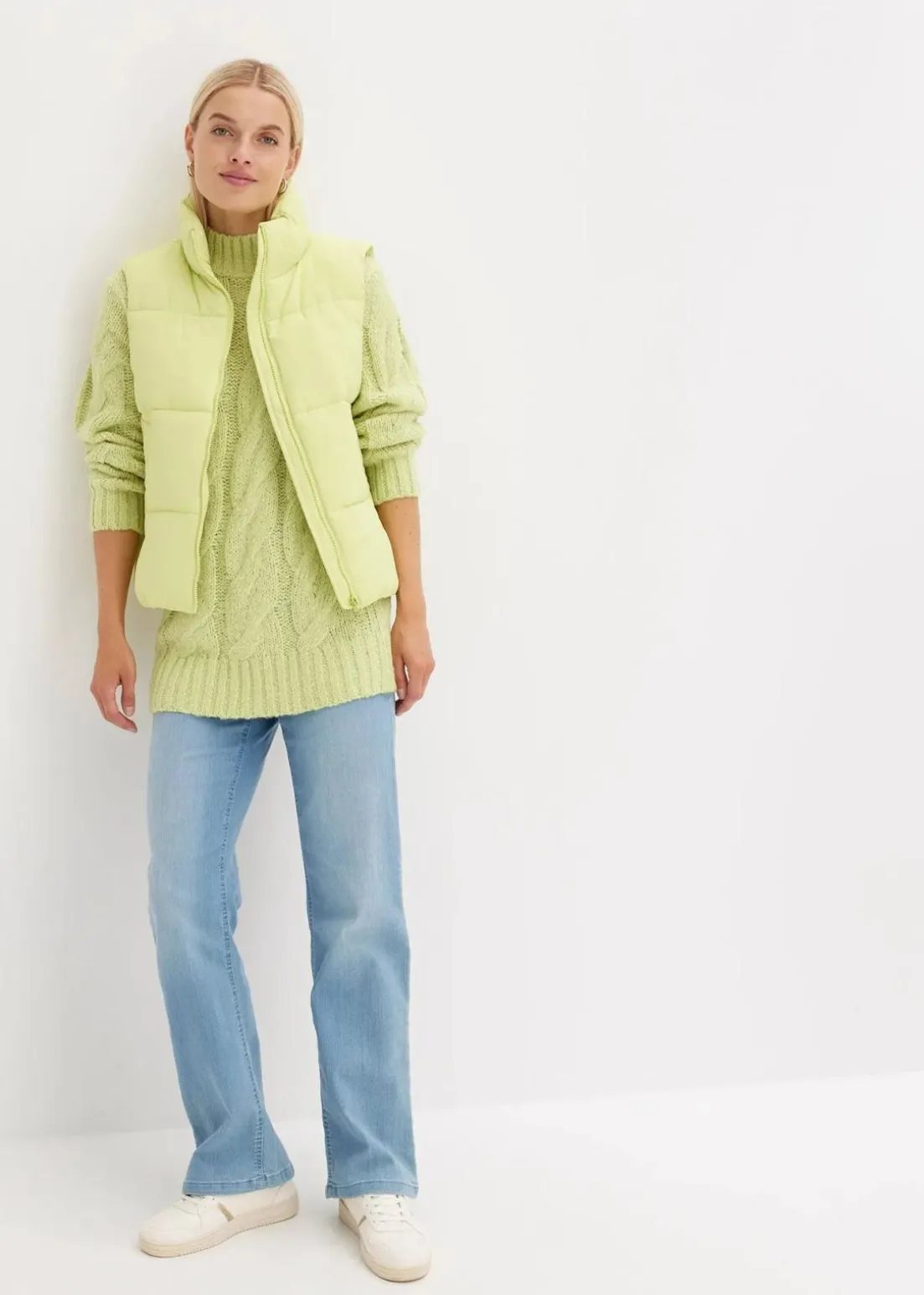 Pullover mit Zopfmuster