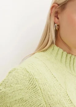 Pullover mit Zopfmuster