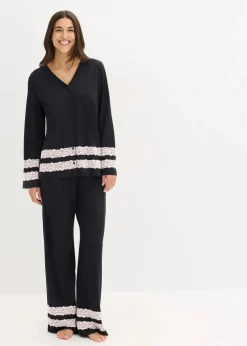 Pyjama aus softem Viskose-Mix