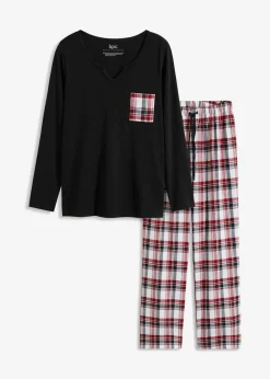 Pyjama mit Flanellhose