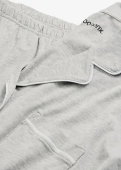 Pyjama mit Viskose und Knopfleiste