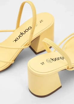 Riemchensandaletten mit Blockabsatz