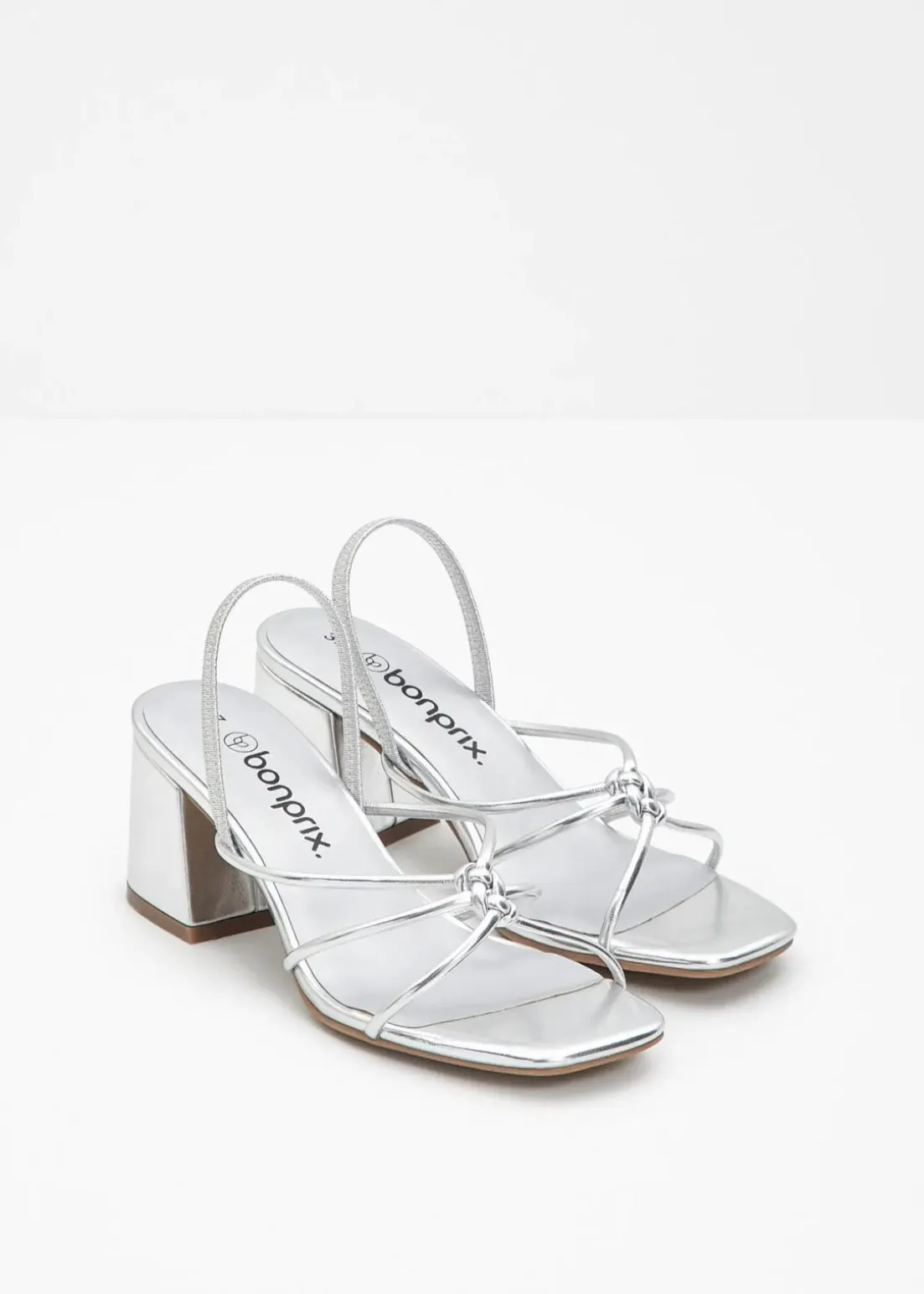 Riemchensandaletten mit Blockabsatz