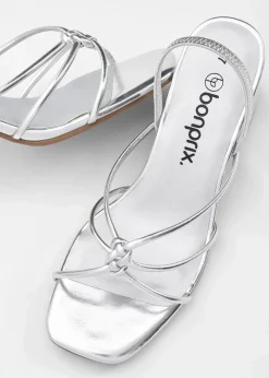 Riemchensandaletten mit Blockabsatz