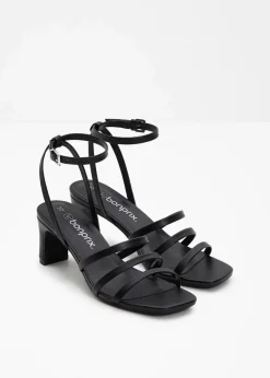 Riemchensandaletten mit schmalem Absatz