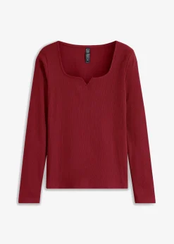 Rippshirt aus reiner Bio-Baumwolle