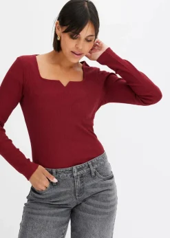 Rippshirt aus reiner Bio-Baumwolle