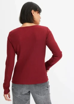 Rippshirt aus reiner Bio-Baumwolle