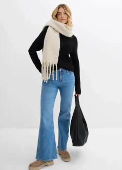 Rippstrickpullover aus reiner Bio-Baumwolle