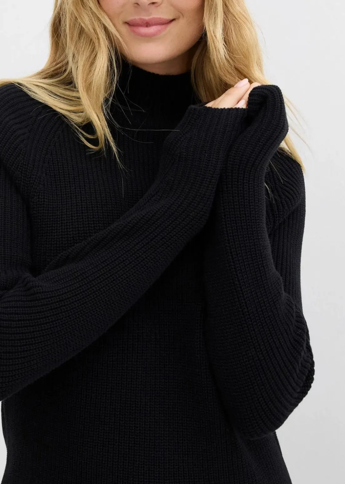 Rippstrickpullover aus reiner Bio-Baumwolle