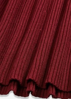 Ripp-Strickrock aus Viskose-Mix