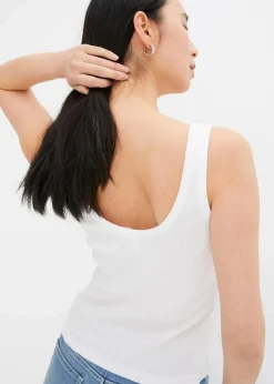 Ripp-Top aus reiner Bio-Baumwolle (2er Pack)