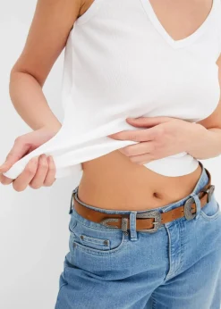 Ripp-Top aus reiner Bio-Baumwolle (2er Pack)