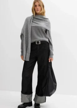 Rollkragenpullover aus reiner Baumwolle