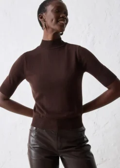 Rollkragenpullover aus weichem Woll-Mix