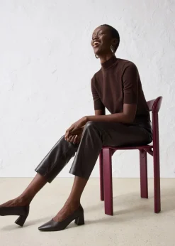 Rollkragenpullover aus weichem Woll-Mix