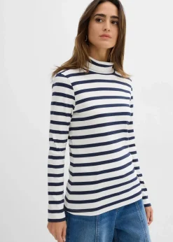 Rollkragenshirt aus reiner Baumwolle