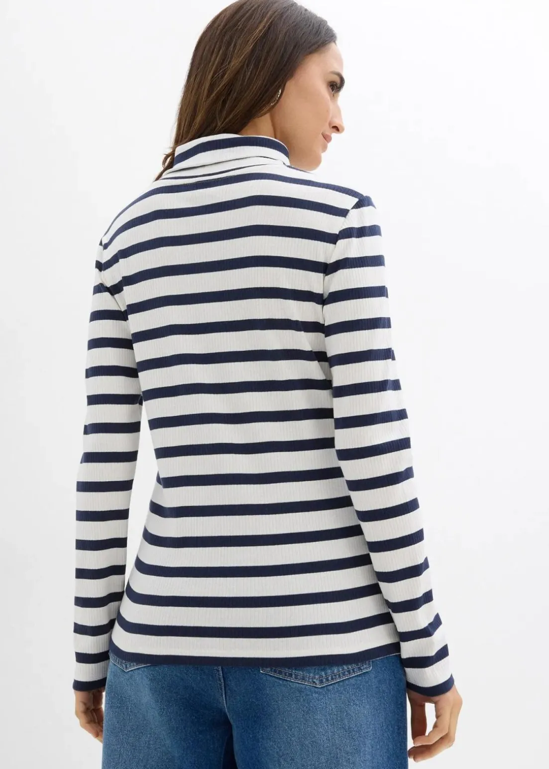 Rollkragenshirt aus reiner Baumwolle