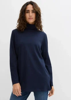 Rollkragenshirt aus reiner Bio-Baumwolle